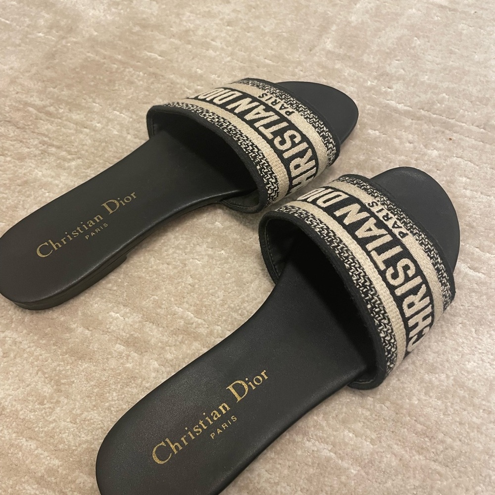 Dior slides size 7 women’s - Picture 2 of 3
